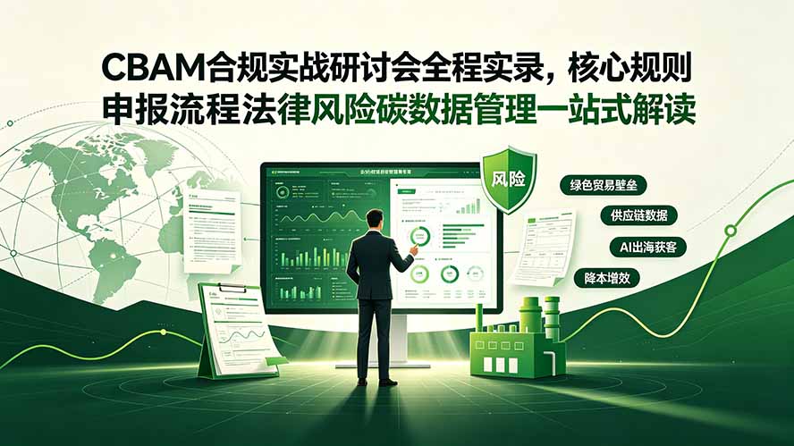 （19235期）CBAM合规实战研讨会全程实录，核心规则申报流程法律风险碳数据管理一站式解读瀚萌资源网-网赚网-网赚项目网-虚拟资源网-国学资源网-易学资源网-本站有全网最新网赚项目-易学课程资源-中医课程资源的在线下载网站！瀚萌资源网