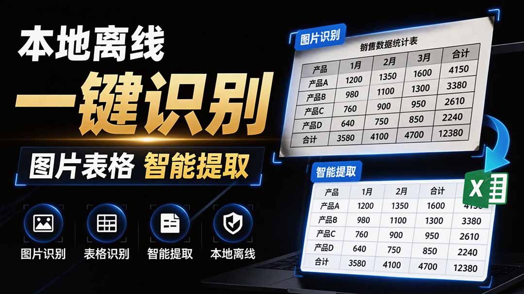 （19609期）体积仅70MB，图片一键智能提取表格工具来了！完全免费且离线使用，FastOCR智能表格识别软件V1.0瀚萌资源网-网赚网-网赚项目网-虚拟资源网-国学资源网-易学资源网-本站有全网最新网赚项目-易学课程资源-中医课程资源的在线下载网站！瀚萌资源网
