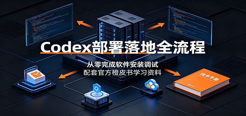 Codex部署落地全流程：从零完成软件安装调试，配套官方橙皮书学习资料瀚萌资源网-网赚网-网赚项目网-虚拟资源网-国学资源网-易学资源网-本站有全网最新网赚项目-易学课程资源-中医课程资源的在线下载网站！瀚萌资源网