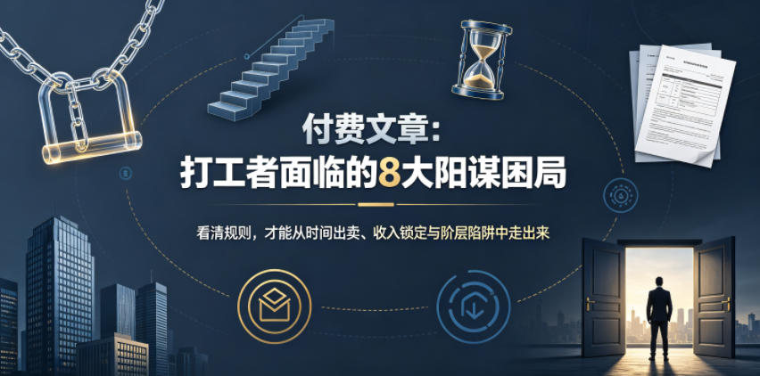 付费文章:打工者面临的8大阳谋困局瀚萌资源网-网赚网-网赚项目网-虚拟资源网-国学资源网-易学资源网-本站有全网最新网赚项目-易学课程资源-中医课程资源的在线下载网站!瀚萌资源网