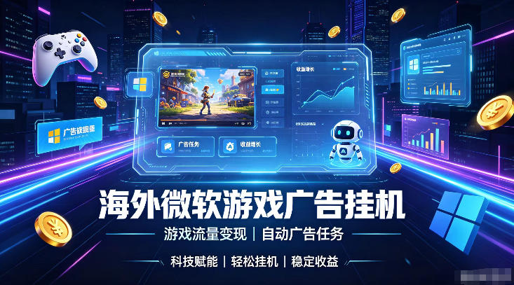 海外游戏广告自动挂G,轻资产海外副业风口,单设备稳定产出500+【揭秘】瀚萌资源网-网赚网-网赚项目网-虚拟资源网-国学资源网-易学资源网-本站有全网最新网赚项目-易学课程资源-中医课程资源的在线下载网站!瀚萌资源网
