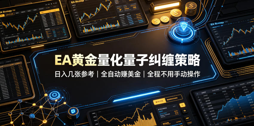 EA黄金量化量子纠缠策略，日入几张，全自动賺美金，全程不用手动操作！【揭秘】瀚萌资源网-网赚网-网赚项目网-虚拟资源网-国学资源网-易学资源网-本站有全网最新网赚项目-易学课程资源-中医课程资源的在线下载网站！瀚萌资源网