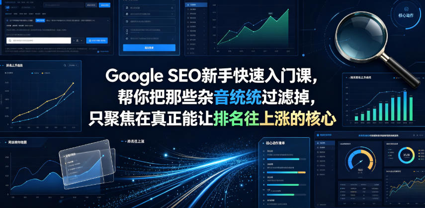 Google SEO新手快速入门课，帮你把那些杂音统统过滤掉，只聚焦在真正能让排名往上涨的核心动作【原创双语字幕】瀚萌资源网-网赚网-网赚项目网-虚拟资源网-国学资源网-易学资源网-本站有全网最新网赚项目-易学课程资源-中医课程资源的在线下载网站！瀚萌资源网