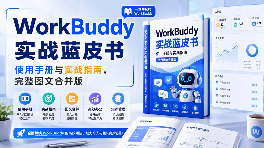 （20106期）WorkBuddy实战蓝皮书，使用手册与实战指南，完整图文合并版瀚萌资源网-网赚网-网赚项目网-虚拟资源网-国学资源网-易学资源网-本站有全网最新网赚项目-易学课程资源-中医课程资源的在线下载网站！瀚萌资源网
