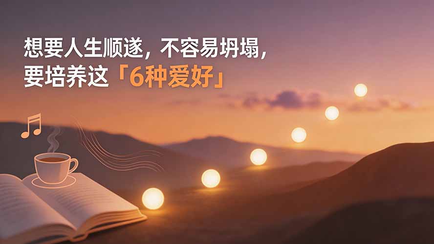 (19638期)付费文章:想要人生顺遂,不容易坍塌,要培养这6种爱好瀚萌资源网-网赚网-网赚项目网-虚拟资源网-国学资源网-易学资源网-本站有全网最新网赚项目-易学课程资源-中医课程资源的在线下载网站!瀚萌资源网