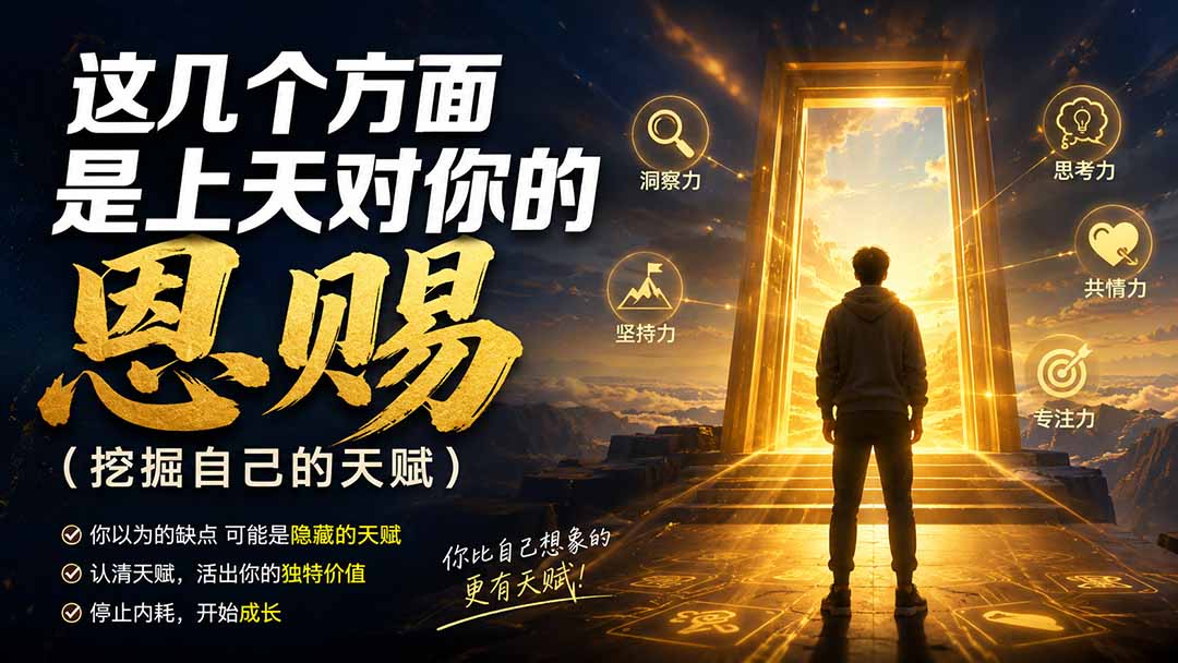 （19964期）付费文章：这几个方面是上天对你的恩赐（挖掘自己的天赋）瀚萌资源网-网赚网-网赚项目网-虚拟资源网-国学资源网-易学资源网-本站有全网最新网赚项目-易学课程资源-中医课程资源的在线下载网站！瀚萌资源网