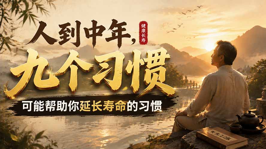 （19707期）付费文章：人到中年，九个可能帮助你延长寿命的习惯瀚萌资源网-网赚网-网赚项目网-虚拟资源网-国学资源网-易学资源网-本站有全网最新网赚项目-易学课程资源-中医课程资源的在线下载网站！瀚萌资源网