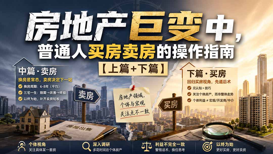 （20021期）付费文章：房地产巨变中，普通人买房卖房的操作指南【上篇+下篇】瀚萌资源网-网赚网-网赚项目网-虚拟资源网-国学资源网-易学资源网-本站有全网最新网赚项目-易学课程资源-中医课程资源的在线下载网站！瀚萌资源网