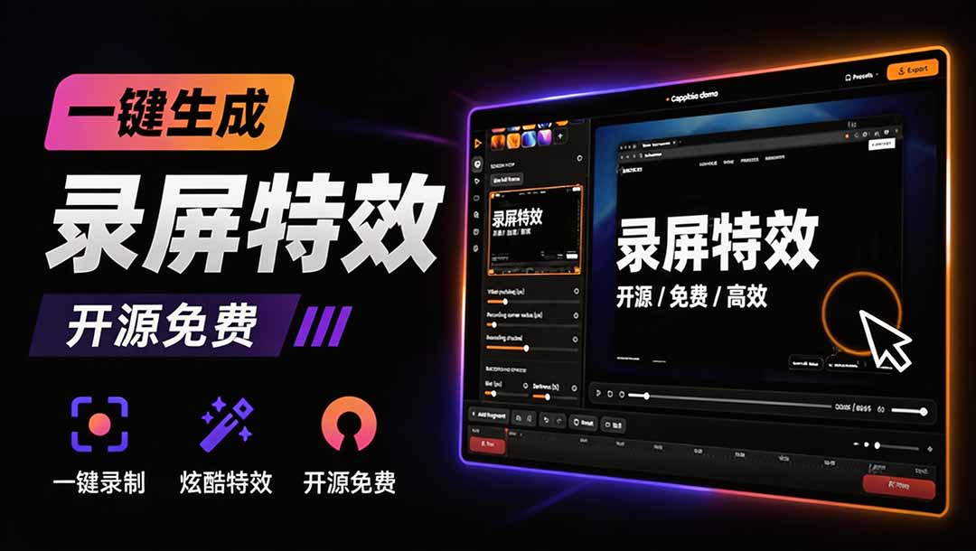 （19893期）Windows录屏神器来了！一键添加自动缩放、光标润色与画面美化效果，轻松省下笔录屏软件费用 Capptivo瀚萌资源网-网赚网-网赚项目网-虚拟资源网-国学资源网-易学资源网-本站有全网最新网赚项目-易学课程资源-中医课程资源的在线下载网站！瀚萌资源网