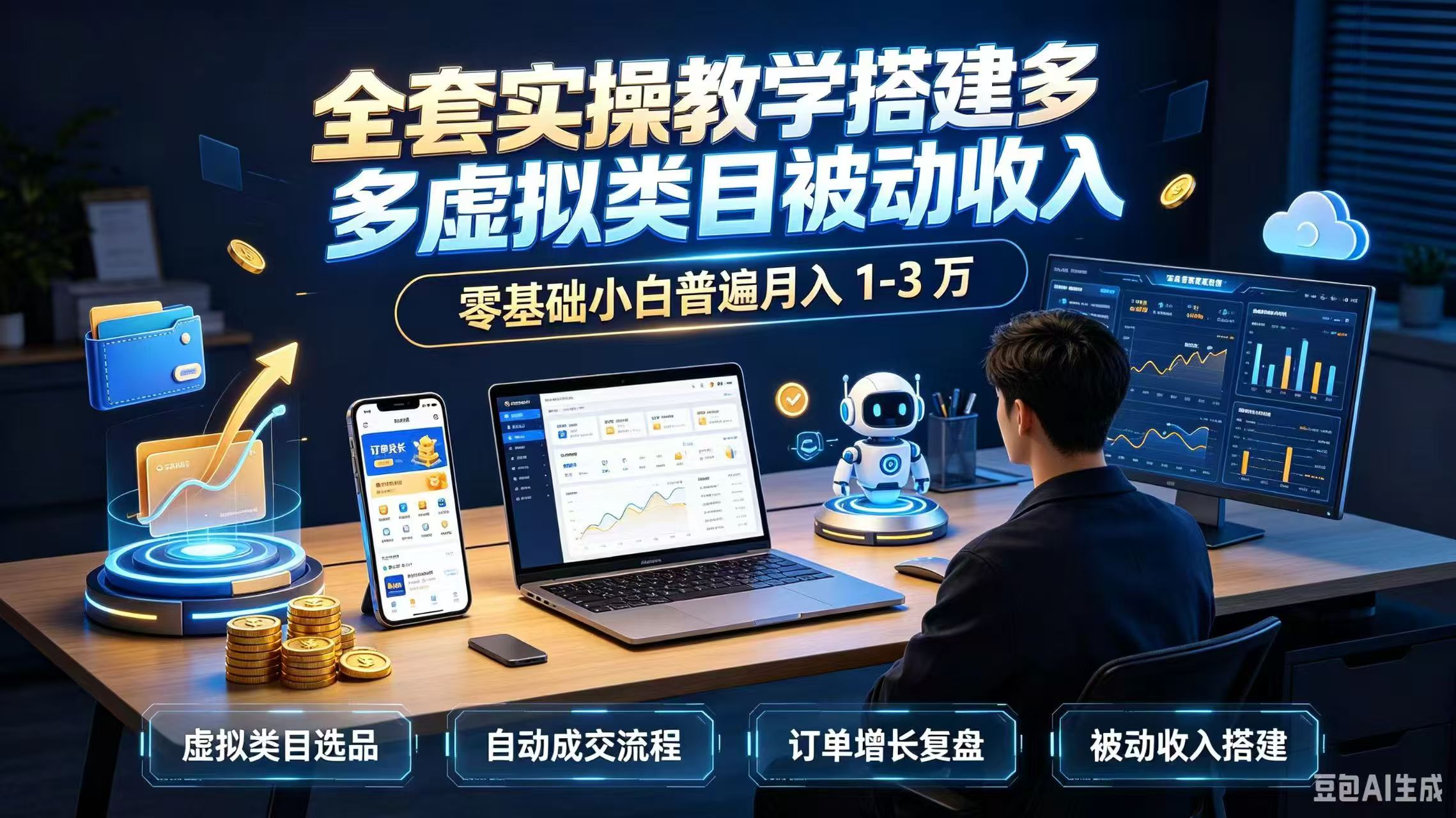 （20076期）全套实操教学搭建多多虚拟类目被动收入，零基础小白普遍月入 1-3 万瀚萌资源网-网赚网-网赚项目网-虚拟资源网-国学资源网-易学资源网-本站有全网最新网赚项目-易学课程资源-中医课程资源的在线下载网站！瀚萌资源网