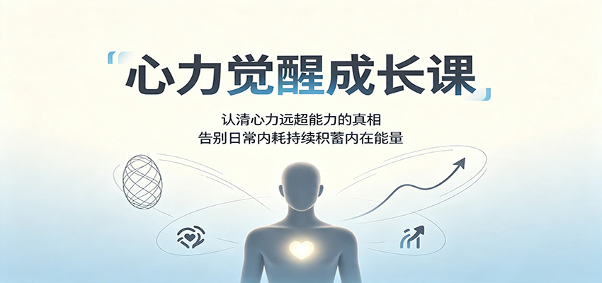 心力觉醒成长课:认清心力远超能力的真相,告别日常内耗持续积蓄内在能量瀚萌资源网-网赚网-网赚项目网-虚拟资源网-国学资源网-易学资源网-本站有全网最新网赚项目-易学课程资源-中医课程资源的在线下载网站!瀚萌资源网