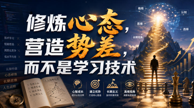 付费文章：修炼心态，营造势差，而不是学习技术瀚萌资源网-网赚网-网赚项目网-虚拟资源网-国学资源网-易学资源网-本站有全网最新网赚项目-易学课程资源-中医课程资源的在线下载网站！瀚萌资源网