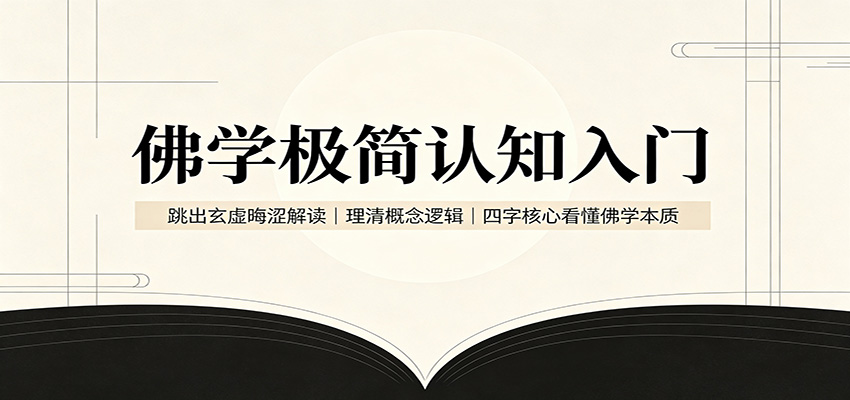 佛学极简认知入门:跳出玄虚晦涩解读,理清概念逻辑,四字核心看懂佛学本质瀚萌资源网-网赚网-网赚项目网-虚拟资源网-国学资源网-易学资源网-本站有全网最新网赚项目-易学课程资源-中医课程资源的在线下载网站!瀚萌资源网