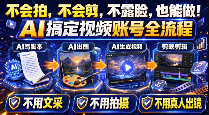 AI短视频起号实战项目，用AI做视频起号，45天涨粉12W，一条广告8.5k，广告接到手软，引流、变现两不误！瀚萌资源网-网赚网-网赚项目网-虚拟资源网-国学资源网-易学资源网-本站有全网最新网赚项目-易学课程资源-中医课程资源的在线下载网站！瀚萌资源网