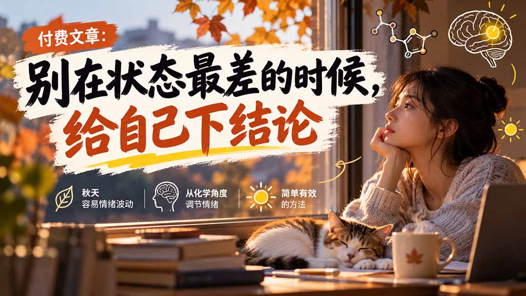 (20716期)【无水印】某付费文章:别在状态最差的时候,给自己下结论瀚萌资源网-网赚网-网赚项目网-虚拟资源网-国学资源网-易学资源网-本站有全网最新网赚项目-易学课程资源-中医课程资源的在线下载网站!瀚萌资源网