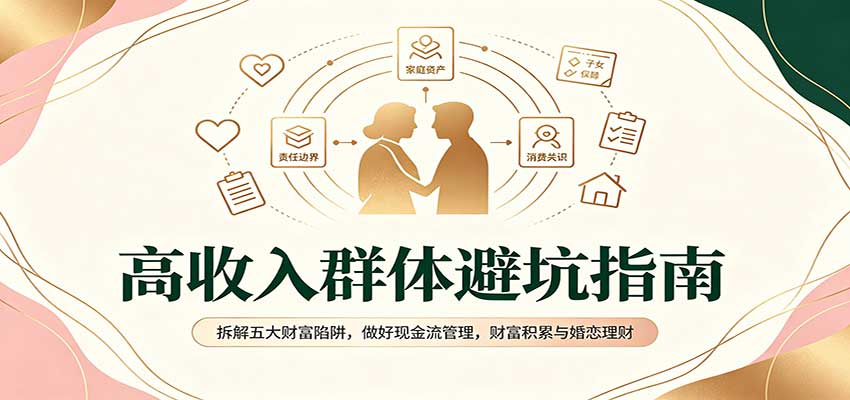 高收入群体避坑指南：拆解五大财富陷阱，做好现金流管理，财富积累与婚恋理财瀚萌资源网-网赚网-网赚项目网-虚拟资源网-国学资源网-易学资源网-本站有全网最新网赚项目-易学课程资源-中医课程资源的在线下载网站！瀚萌资源网