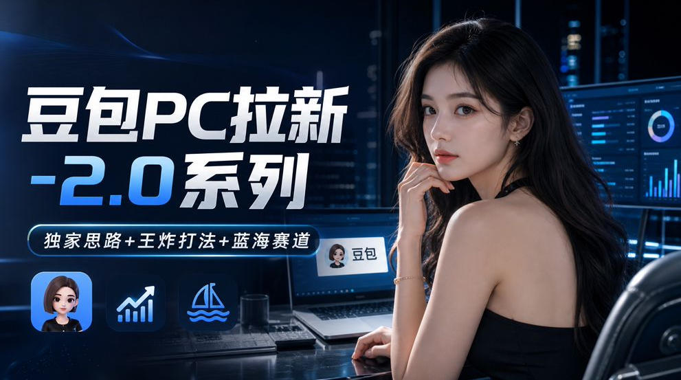 豆包PC拉新2.0系列-独家思路+王炸打法+蓝海赛道瀚萌资源网-网赚网-网赚项目网-虚拟资源网-国学资源网-易学资源网-本站有全网最新网赚项目-易学课程资源-中医课程资源的在线下载网站！瀚萌资源网