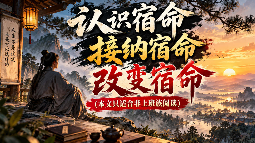 某公众号付费文章：认识宿命，接纳宿命，改变宿命（本文只适合非上班族阅读）瀚萌资源网-网赚网-网赚项目网-虚拟资源网-国学资源网-易学资源网-本站有全网最新网赚项目-易学课程资源-中医课程资源的在线下载网站！瀚萌资源网