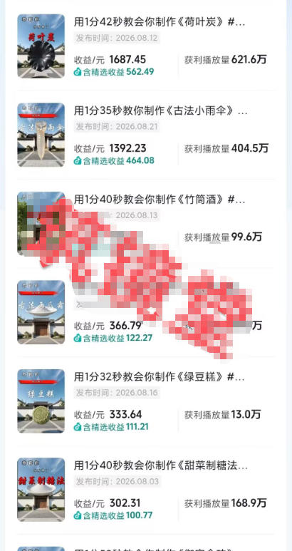 图片[2]瀚萌资源网-网赚网-网赚项目网-虚拟资源网-国学资源网-易学资源网-本站有全网最新网赚项目-易学课程资源-中医课程资源的在线下载网站！抖音20W粉丝博主的AI非遗知识科普教学，零基础制作非遗文化类短视频变现，解锁抖音精选独家收益瀚萌资源网-网赚网-网赚项目网-虚拟资源网-国学资源网-易学资源网-本站有全网最新网赚项目-易学课程资源-中医课程资源的在线下载网站！瀚萌资源网