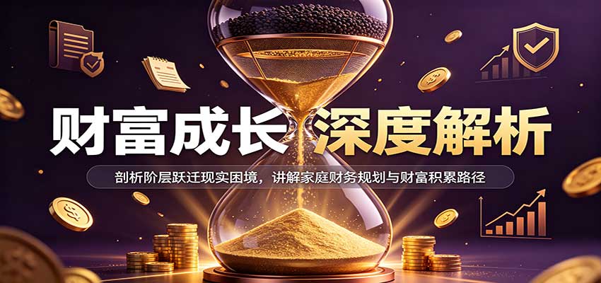 财富成长深度解析：剖析阶层跃迁现实困境，讲解家庭财务规划与财富积累路径瀚萌资源网-网赚网-网赚项目网-虚拟资源网-国学资源网-易学资源网-本站有全网最新网赚项目-易学课程资源-中医课程资源的在线下载网站！瀚萌资源网