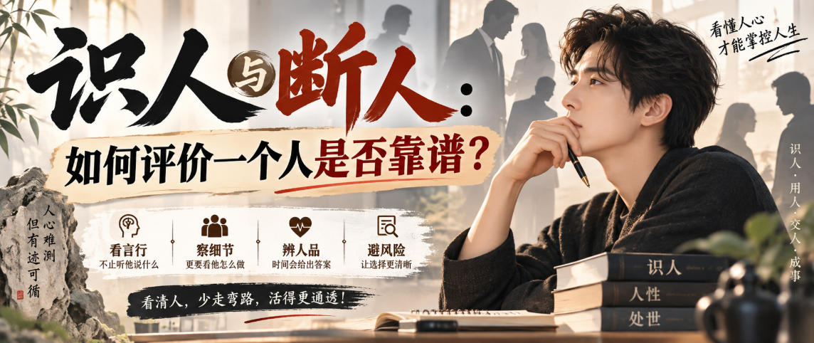 付费文章：识人与断人：如何评价一个人是否靠谱？瀚萌资源网-网赚网-网赚项目网-虚拟资源网-国学资源网-易学资源网-本站有全网最新网赚项目-易学课程资源-中医课程资源的在线下载网站！瀚萌资源网