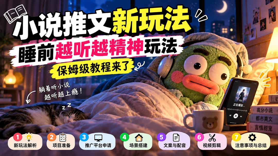 图片[1]瀚萌资源网-网赚网-网赚项目网-虚拟资源网-国学资源网-易学资源网-本站有全网最新网赚项目-易学课程资源-中医课程资源的在线下载网站！（20947期）小说推文新玩法，睡前越听越精神玩法，保姆级教程来了瀚萌资源网-网赚网-网赚项目网-虚拟资源网-国学资源网-易学资源网-本站有全网最新网赚项目-易学课程资源-中医课程资源的在线下载网站！瀚萌资源网