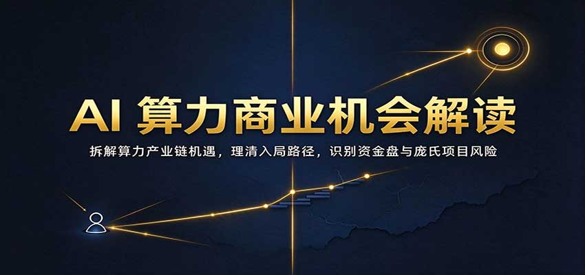 AI算力商业机会解读：拆解算力产业链机遇，理清入局路径，识别资金盘与庞氏项目风险瀚萌资源网-网赚网-网赚项目网-虚拟资源网-国学资源网-易学资源网-本站有全网最新网赚项目-易学课程资源-中医课程资源的在线下载网站！瀚萌资源网