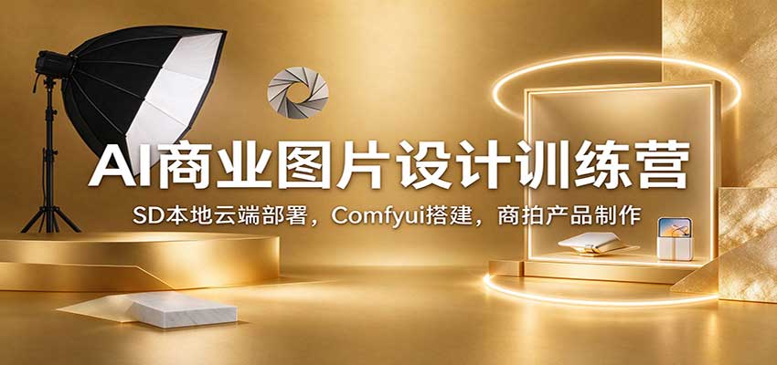 AI商业图片设计训练营：SD本地云端部署，Comfyui搭建，商拍产品制作瀚萌资源网-网赚网-网赚项目网-虚拟资源网-国学资源网-易学资源网-本站有全网最新网赚项目-易学课程资源-中医课程资源的在线下载网站！瀚萌资源网