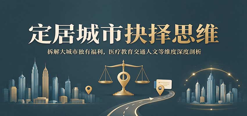定居城市抉择思维：拆解大城市独有福利，医疗教育交通人文等维度深度剖析瀚萌资源网-网赚网-网赚项目网-虚拟资源网-国学资源网-易学资源网-本站有全网最新网赚项目-易学课程资源-中医课程资源的在线下载网站！瀚萌资源网