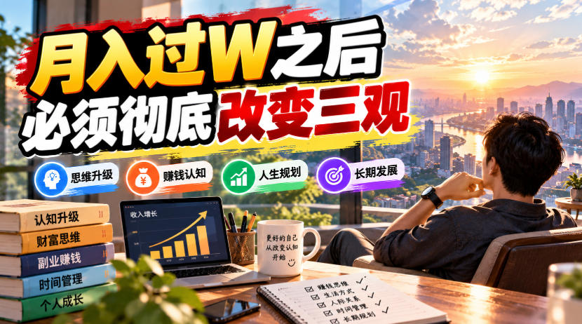 某公众号付费文章：月入过W之后，必须彻底改变三观瀚萌资源网-网赚网-网赚项目网-虚拟资源网-国学资源网-易学资源网-本站有全网最新网赚项目-易学课程资源-中医课程资源的在线下载网站！瀚萌资源网