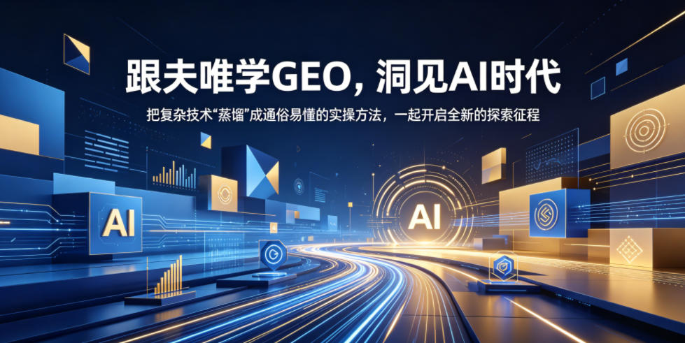 图片[1]瀚萌资源网-网赚网-网赚项目网-虚拟资源网-国学资源网-易学资源网-本站有全网最新网赚项目-易学课程资源-中医课程资源的在线下载网站！跟夫唯学GEO，洞见AI时代，把复杂技术“蒸馏”成通俗易懂的实操方法，一起开启全新的探索征程（更新26年10月）瀚萌资源网-网赚网-网赚项目网-虚拟资源网-国学资源网-易学资源网-本站有全网最新网赚项目-易学课程资源-中医课程资源的在线下载网站！瀚萌资源网
