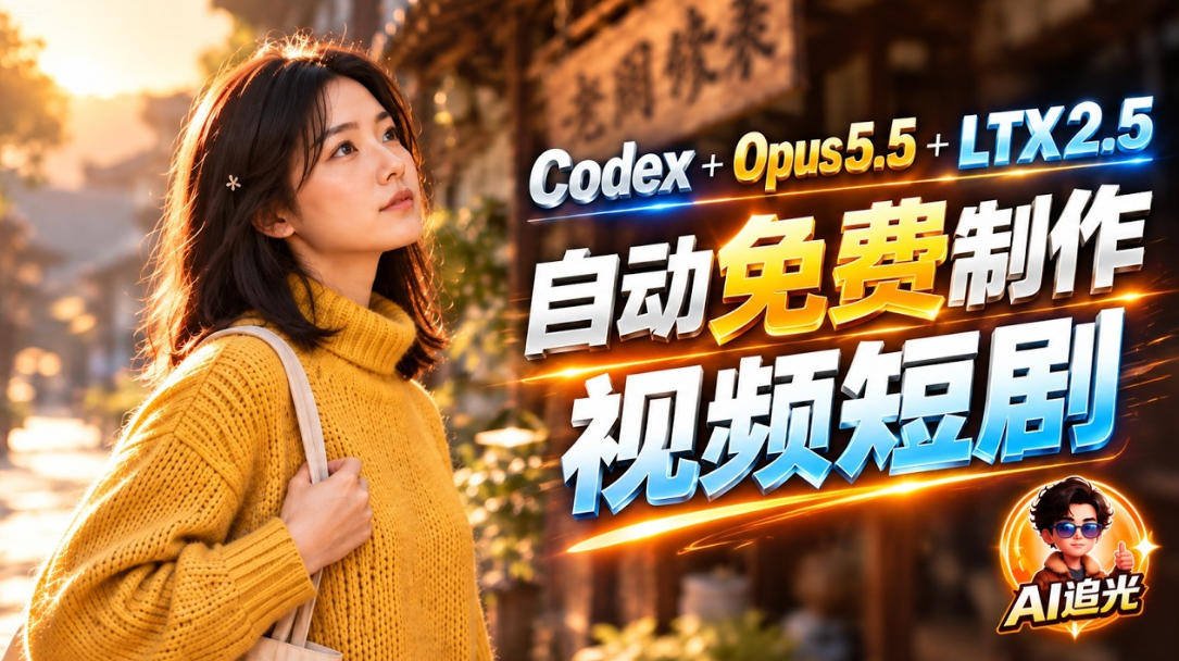 【无水印】Codex出图+免费LTX-2.5生成视频，Claude Opus 5.5全自动剪出1分钟情感短剧《停了的表》瀚萌资源网-网赚网-网赚项目网-虚拟资源网-国学资源网-易学资源网-本站有全网最新网赚项目-易学课程资源-中医课程资源的在线下载网站！瀚萌资源网